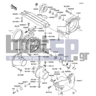 KAWASAKI - 900 STX 2003 - Frame - Jet Pump - 92093-3749 - SEAL