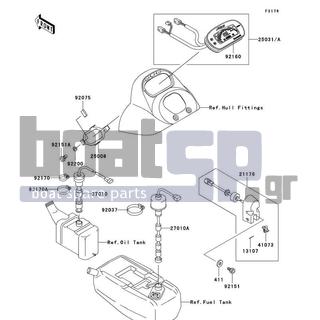 KAWASAKI - 900 STX 2003 - Electrical - Meters