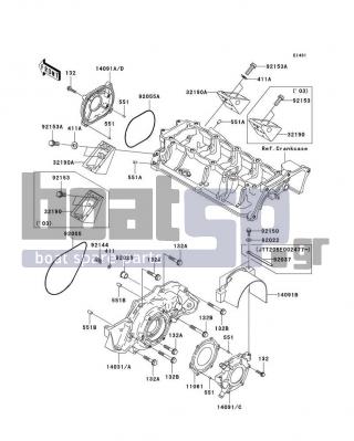 KAWASAKI - STX-12F 2003 - Engine/Transmission - Engine Cover(s) - 92028-3718 - BUSHING