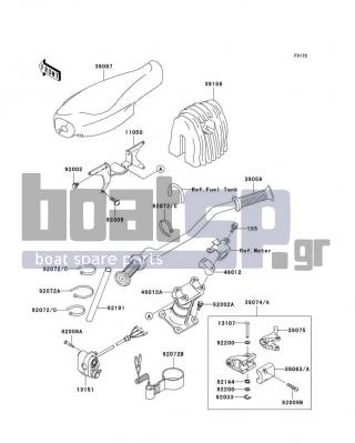 KAWASAKI - STX-12F 2003 - Body Parts - Handlebar
