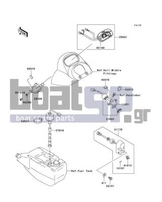 KAWASAKI - STX-12F 2003 - Electrical - Meters - 92075-1446 - DAMPER