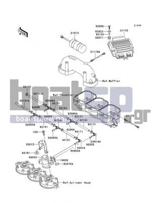 KAWASAKI - ULTRA 130 2003 - Engine/Transmission - Fuel Injection - 21013-3701 - CONDENSER