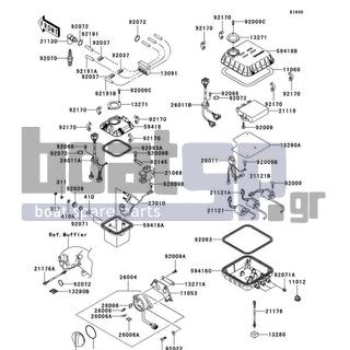 KAWASAKI - ULTRA 150 2003 - Frame - Ignition System - 26004-3722 - FUSE-ASSY