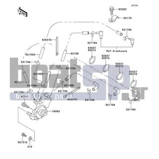 KAWASAKI - ULTRA 150 2003 - Κινητήρας/Κιβώτιο Ταχυτήτων - Oil Pump