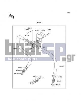 KAWASAKI - ULTRA 150 2003 -  - Optional Parts - 11051-3814 - BRACKET