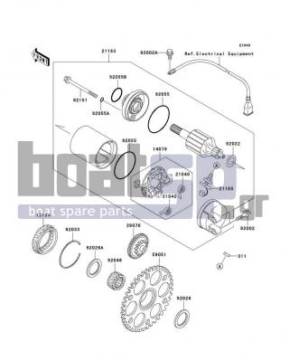 KAWASAKI - ULTRA 150 2003 - Electrical - Starter Motor