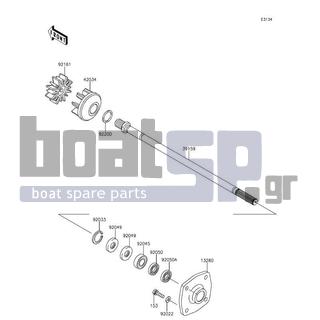 KAWASAKI - JET SKIΒ® ULTRAΒ® 310X SE 2015 - Engine/Transmission - Drive Shaft