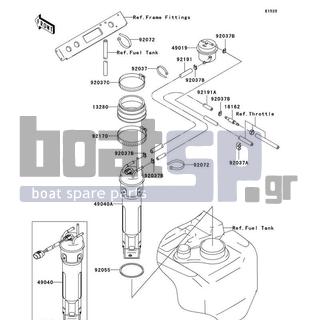 KAWASAKI - 1100 STX D.I. 2002 - Electrical - Fuel Pump - 49019-3716 - FILTER-FUEL