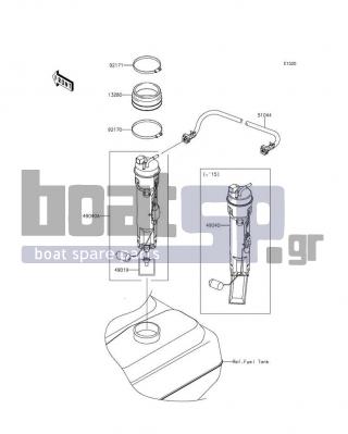 KAWASAKI - JET SKIΒ® ULTRAΒ® 310X SE 2015 - Electrical - Fuel Pump