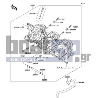 KAWASAKI - 1100 ZXI 2002 - Engine/Transmission - Carburetor