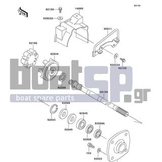 KAWASAKI - 1100 ZXI 2002 - Engine/Transmission - Drive Shaft