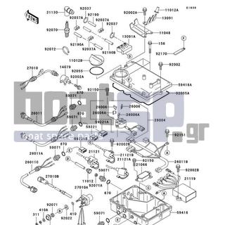 KAWASAKI - 1100 ZXI 2002 - Πλαίσιο - Ignition System - 92070-1157 - PLUG-SPARK,BR9ES(NGK),SOLID