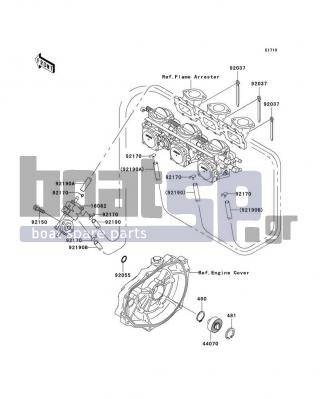 KAWASAKI - 1100 ZXI 2002 - Κινητήρας/Κιβώτιο Ταχυτήτων - Oil Pump