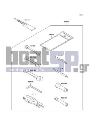 KAWASAKI - 1100 ZXI 2002 -  - Owner's Tools - 92104-002 - GASKET-LIQUID,TUBE,100G,SILVER