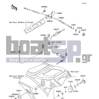 KAWASAKI - 1200 STX-R 2002 - Frame - Cables