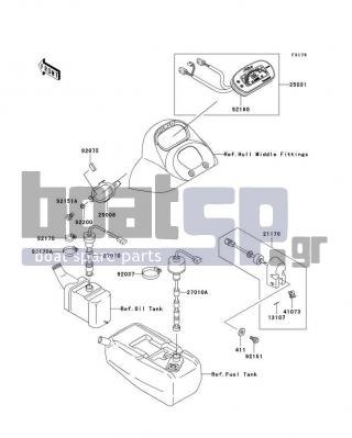 KAWASAKI - 1200 STX-R 2002 - Electrical - Meters