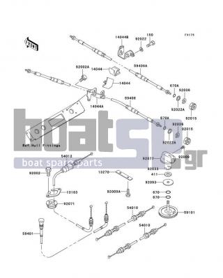 KAWASAKI - 900 STS 2002 - Frame - Cables