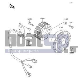 KAWASAKI - 900 STS 2002 - Electrical - Generator