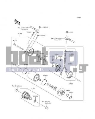 KAWASAKI - JET SKIΒ® ULTRAΒ® 310X SE 2015 - Electrical - Starter Motor