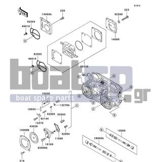 KAWASAKI - SXI PRO 2002 - Engine/Transmission - Carburetor Parts - 49019-3713 - FILTER-FUEL