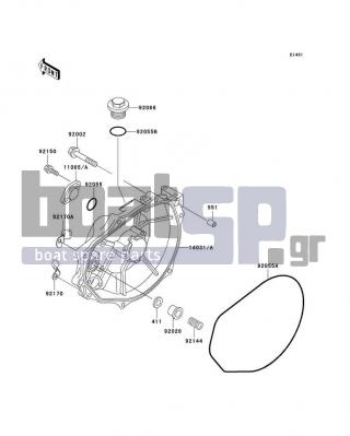 KAWASAKI - SXI PRO 2002 - Engine/Transmission - Engine Cover(s)