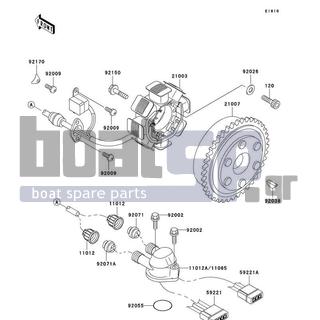 KAWASAKI - SXI PRO 2002 - Electrical - Generator