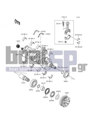 KAWASAKI - JET SKIΒ® ULTRAΒ® 310LX 2016 - Engine/Transmission - Crankshaft