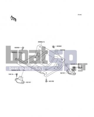 KAWASAKI - ULTRA 130 2002 - Engine/Transmission - Engine Mount