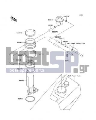 KAWASAKI - ULTRA 130 2002 - Electrical - Fuel Pump - 49019-3716 - FILTER-FUEL