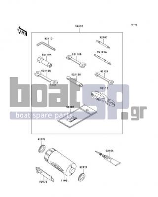 KAWASAKI - ULTRA 130 2002 -  - Owner's Tools(JH1100-B1/B2)