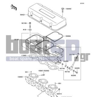 KAWASAKI - ULTRA 130 2002 - Engine/Transmission - Throttle