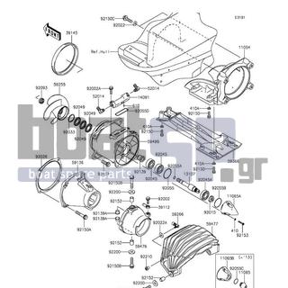 KAWASAKI - JET SKIΒ® ULTRAΒ® LX 2015 - Frame - Jet Pump - 92139-0767 - BUSHING