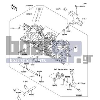 KAWASAKI - ULTRA 150 2002 - Engine/Transmission - Carburetor