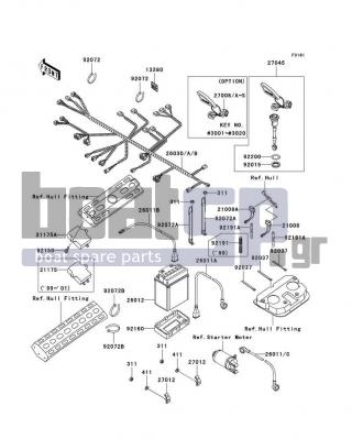 KAWASAKI - ULTRA 150 2002 - Electrical - Electrical Equipment