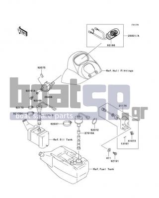 KAWASAKI - 1100 STX D.I. 2001 - Electrical - Meters