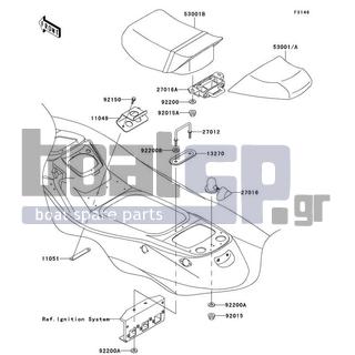 KAWASAKI - 1100 STX D.I. 2001 - Body Parts - Seat