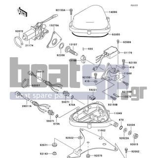 KAWASAKI - 1100 ZXI 2001 - Electrical - Control - 410S0600 - WASHER-PLAIN-SMALL,6MM