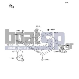 KAWASAKI - 1100 ZXI 2001 - Engine/Transmission - Engine Mount