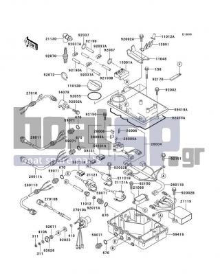 KAWASAKI - 1100 ZXI 2001 - Frame - Ignition System