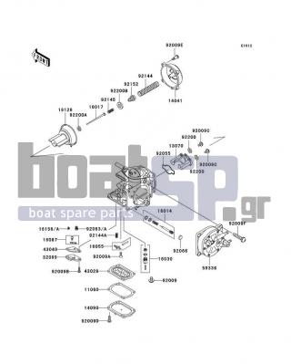 KAWASAKI - 900 STX 2001 - Engine/Transmission - Carburetor Parts