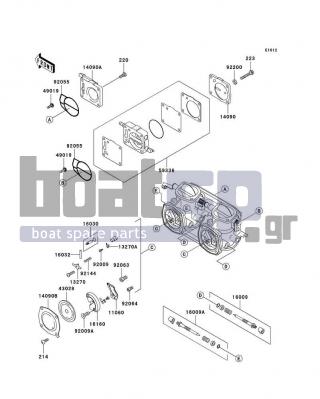 KAWASAKI - SXI PRO 2001 - Κινητήρας/Κιβώτιο Ταχυτήτων - Carburetor Parts - 49019-3713 - FILTER-FUEL