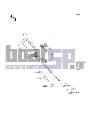 KAWASAKI - ULTRA 130 2001 - Electrical - Control - 92015-526 - NUT,20MM