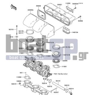 KAWASAKI - ULTRA 150 2001 - Engine/Transmission - Flame Arrester