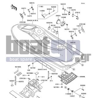 KAWASAKI - ULTRA 150 2001 - Frame - Hull