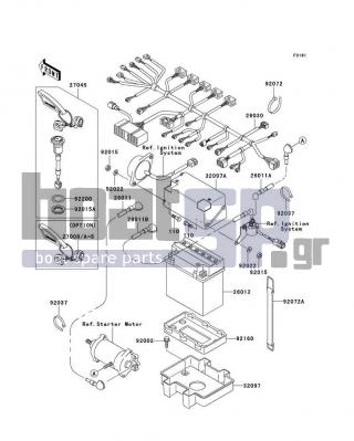 KAWASAKI - 1100 STX D.I. 2000 - Electrical - Electrical Equipment