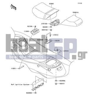 KAWASAKI - 1100 STX D.I. 2000 - Body Parts - Seat