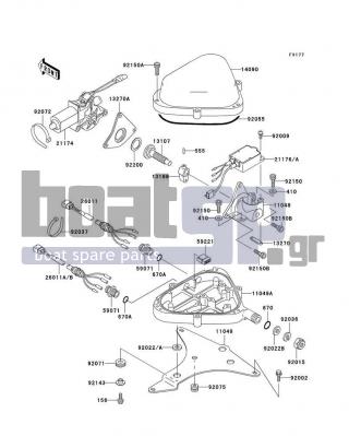 KAWASAKI - 1100 ZXI 2000 - Ηλεκτρικά - Control - 92072-3778 - BAND