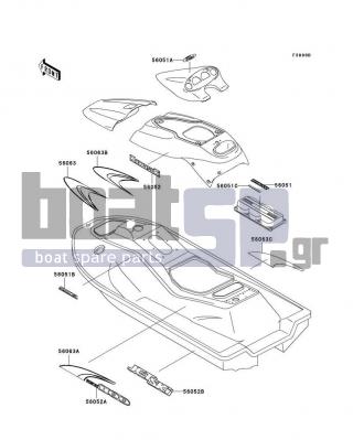 KAWASAKI - 1100 ZXI 2000 - Body Parts - Decals(JH1100-A5)