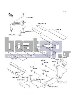 KAWASAKI - 1100 ZXI 2000 - Body Parts - Pads