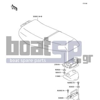 KAWASAKI - 1100 ZXI 2000 - Body Parts - Seat